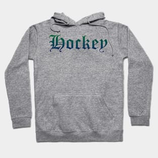 Hockey Gradient Text Hoodie